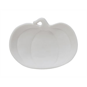 White Stoneware Pumpkin