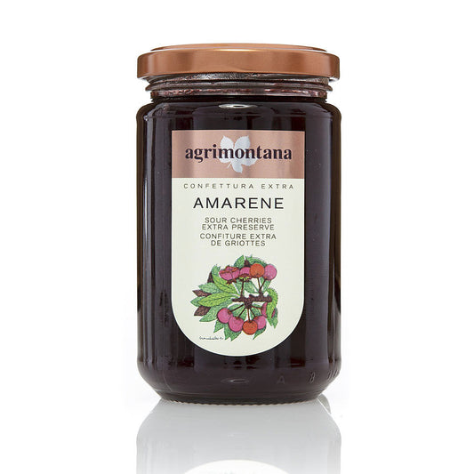 Agrimontana Sour Cherries Extra Jam, 11.64 oz