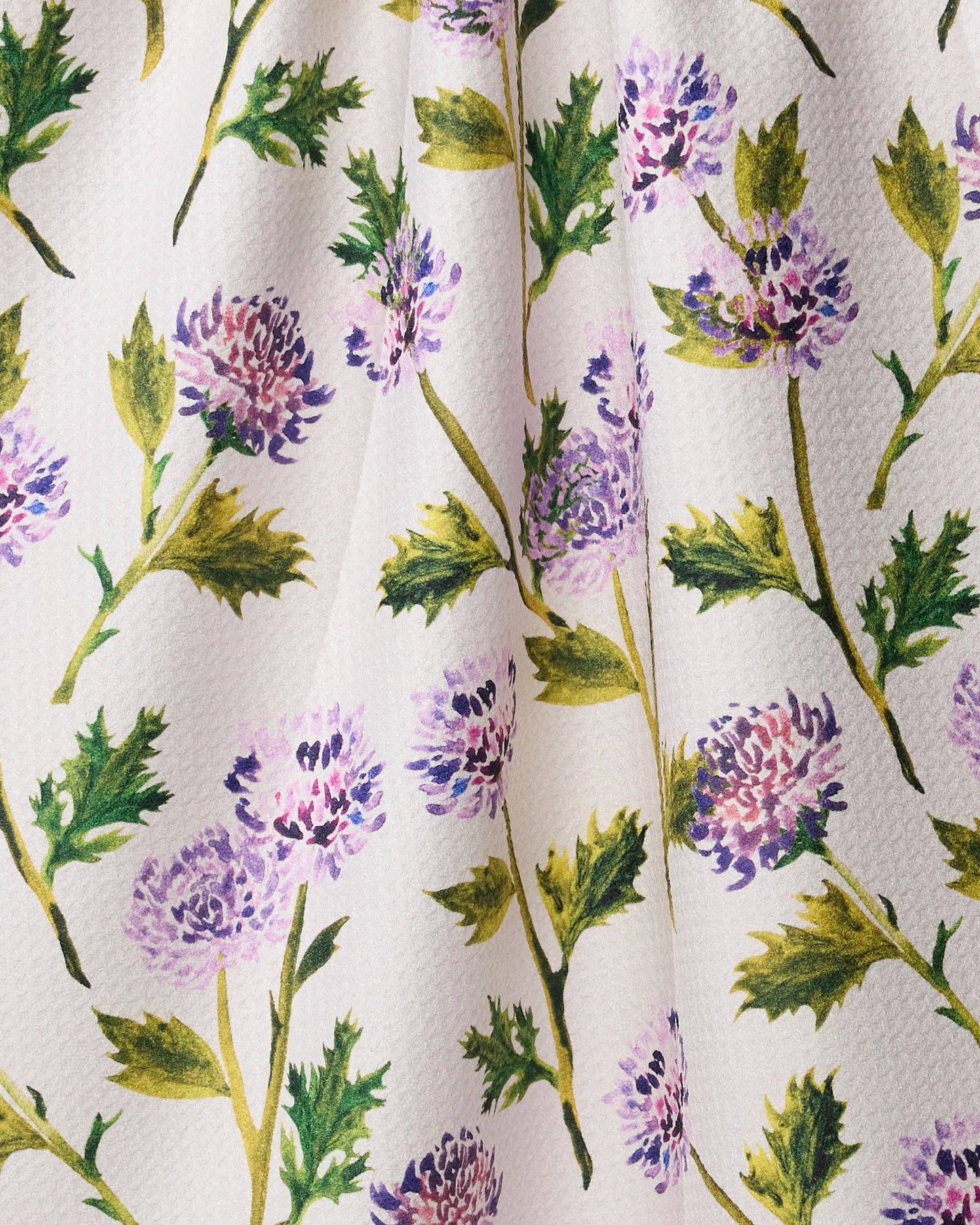 Geometry - Blooming Thistle Tea Towel