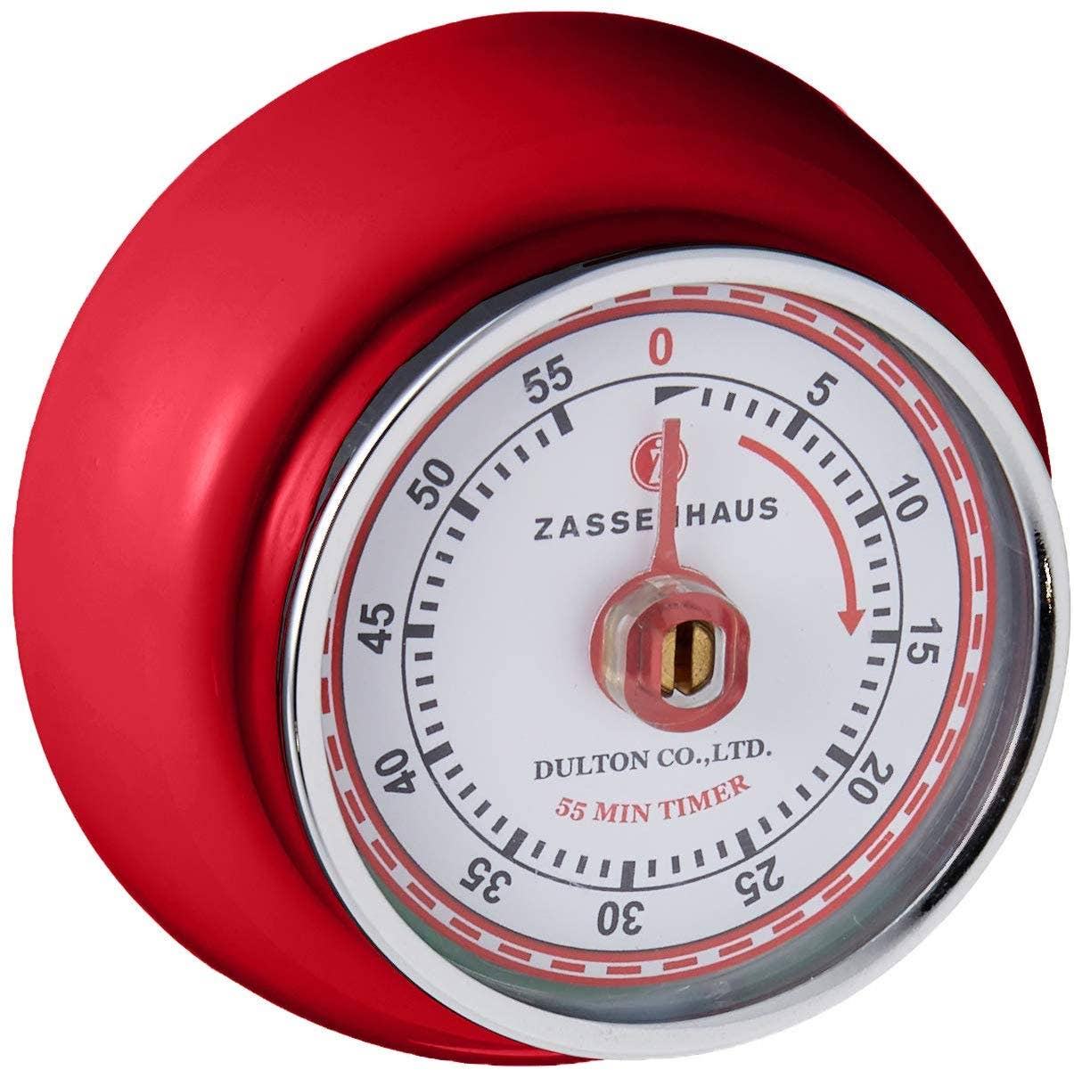 Retro Kitchen Timer, Red