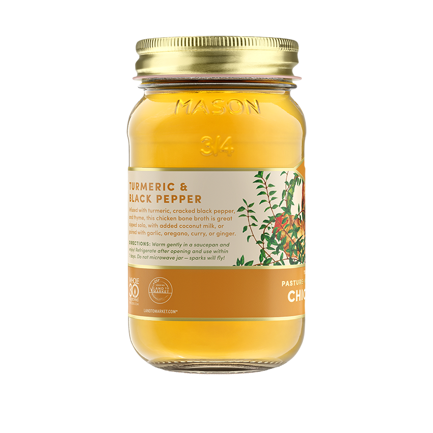 Fond Turmeric & Pepper Pasture-Raised Chicken Bone Broth, 14oz