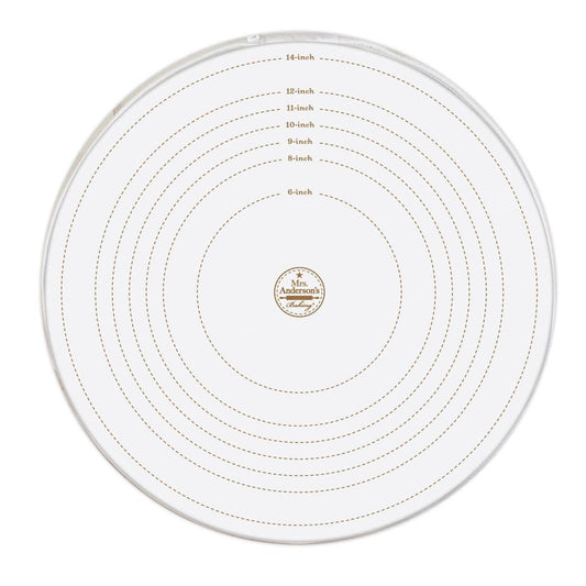 Mrs. Anderson's Baking Silicone Pie Crust Maker Bag, 16.5in