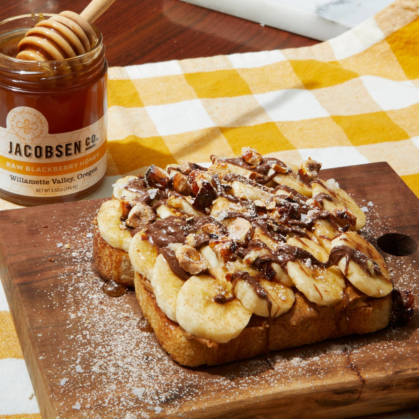Jacobsen Salt Raw Blackberry Honey, Single Origin Honey, 8.62oz