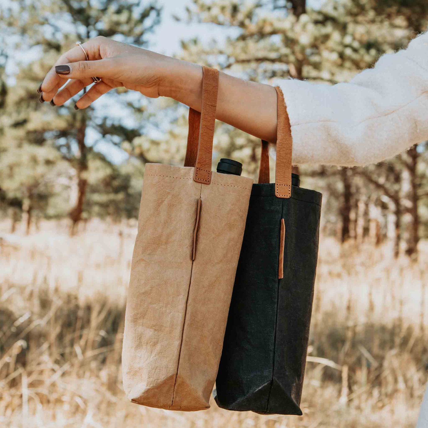 Out of the Woods® by KeepCool Bags Connoisseur Wine Tote, Reusable Bag