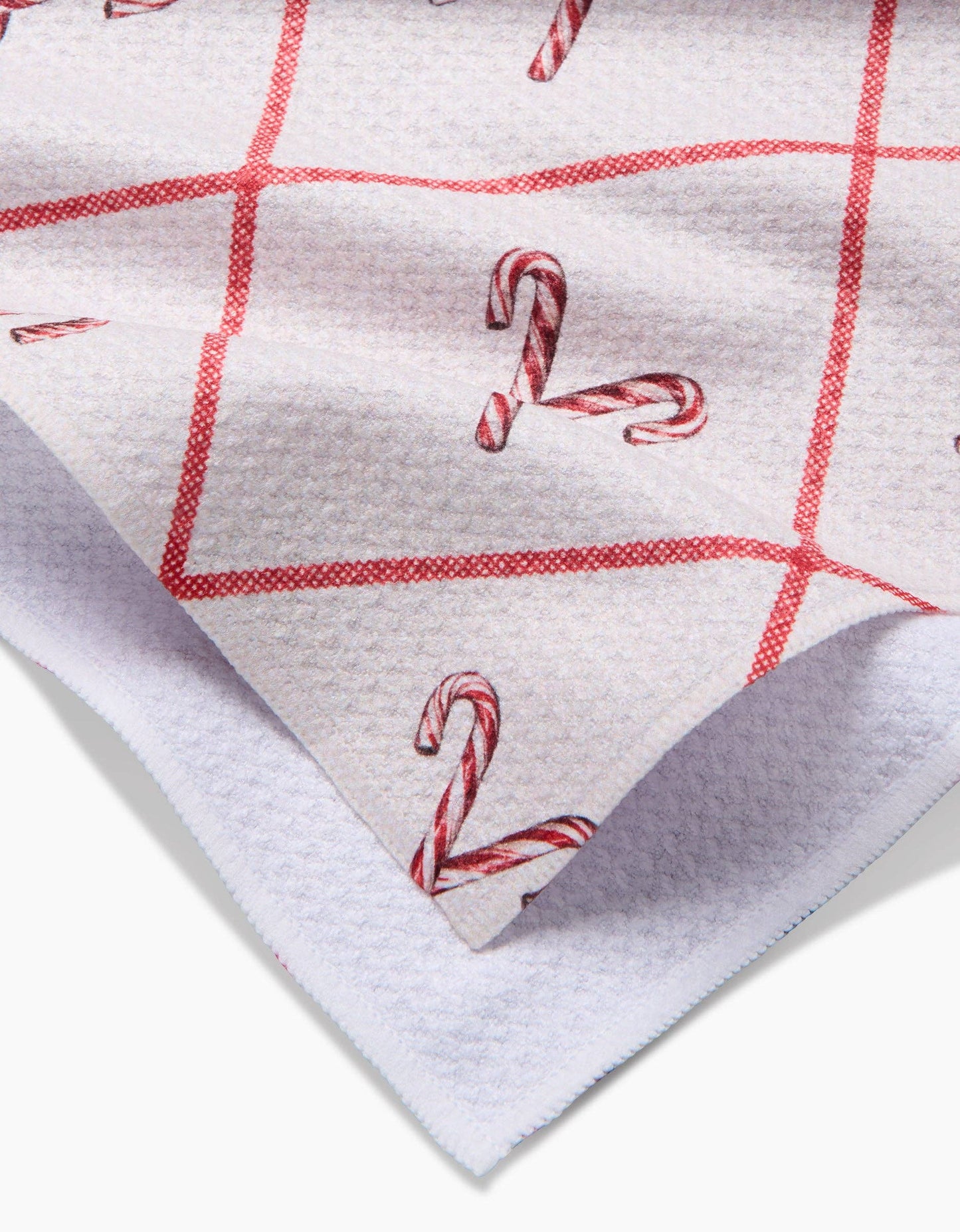 Geometry - Festive Candy Canes Tea Towels