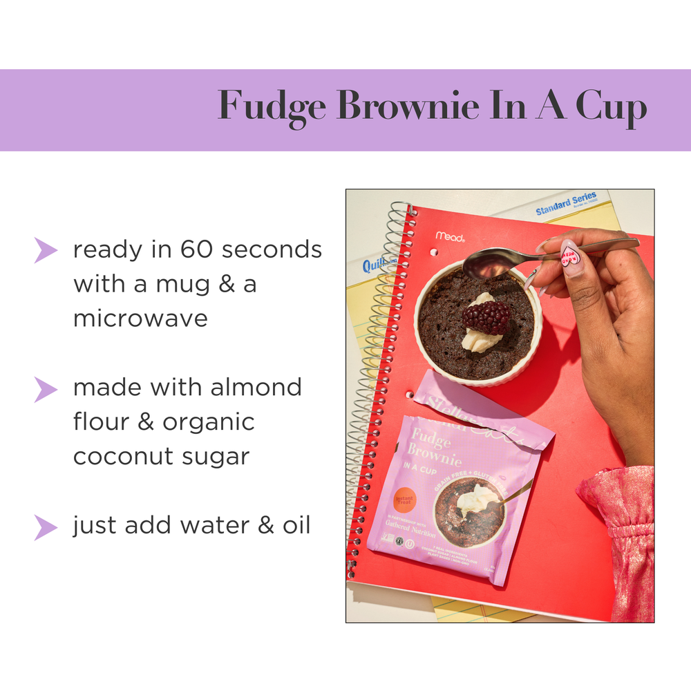 Stellar Eats Instant Treat - Fudge Brownie In A Cup