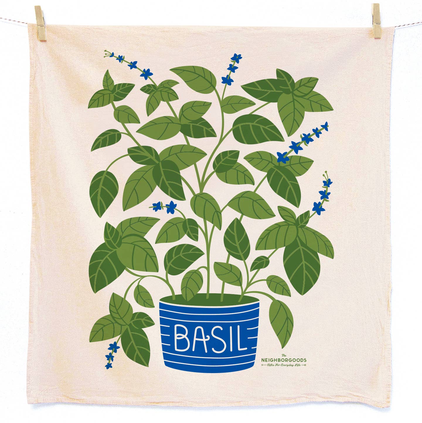 The Neighborgoods Tomato Basil Tea Towel, Set of 2