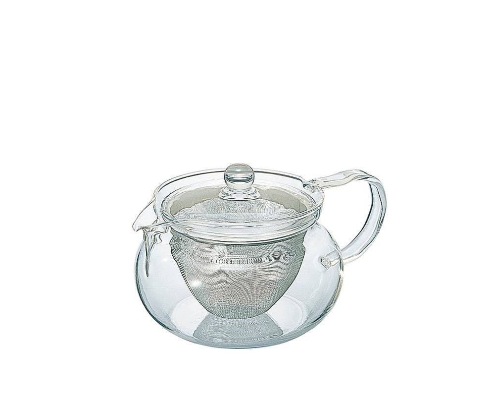 Hario Cha Cha Kyusu Maru - Heatproof Glass Tea Pot