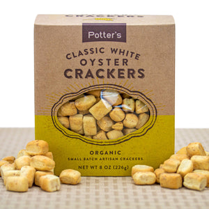 Potter's Crackers Organic Classic White Oyster Crackers