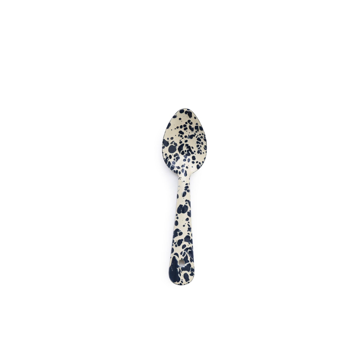 Crow Canyon Home Splatter Enamelware Small Spoon