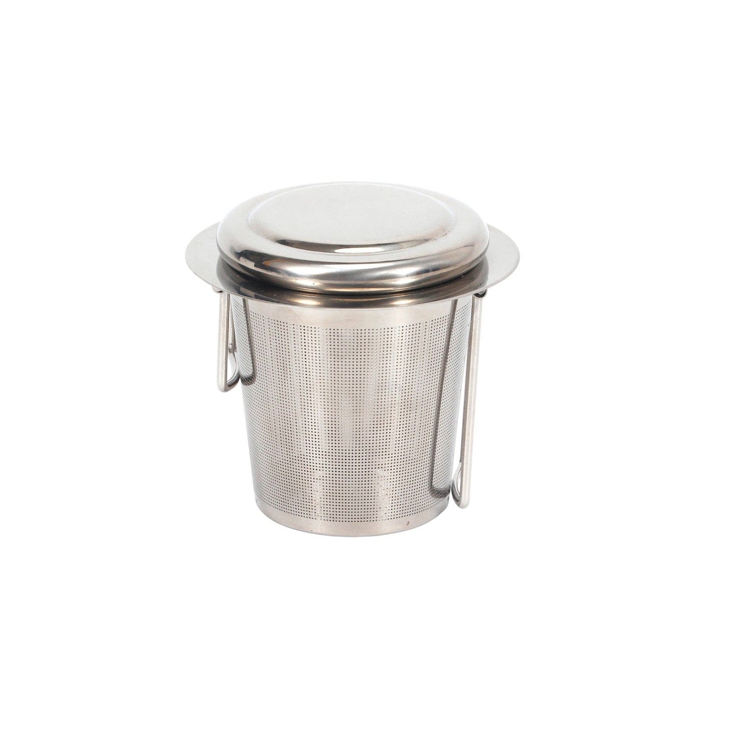 Stainless Steel Barrel Style Tea Strainer Infuser w/Collapsible Handle