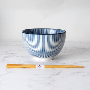 Urban Tokyo Tokusa Design Bowl With Chopsticks