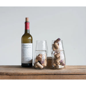 Recycled Glass Stemless Wine Glass