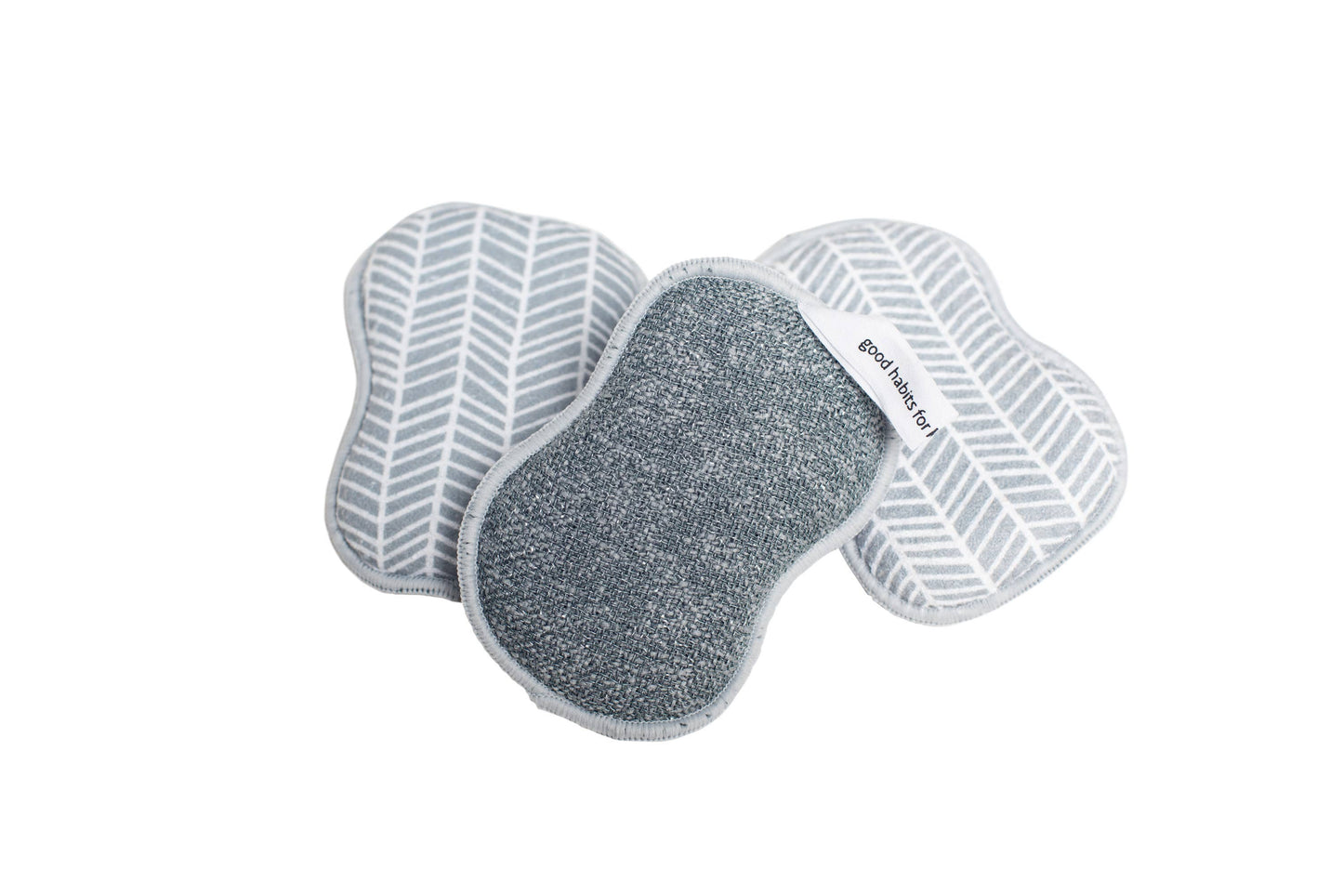Once Again Home RE:Usable Sponges - Branches in Grey, Set of 3