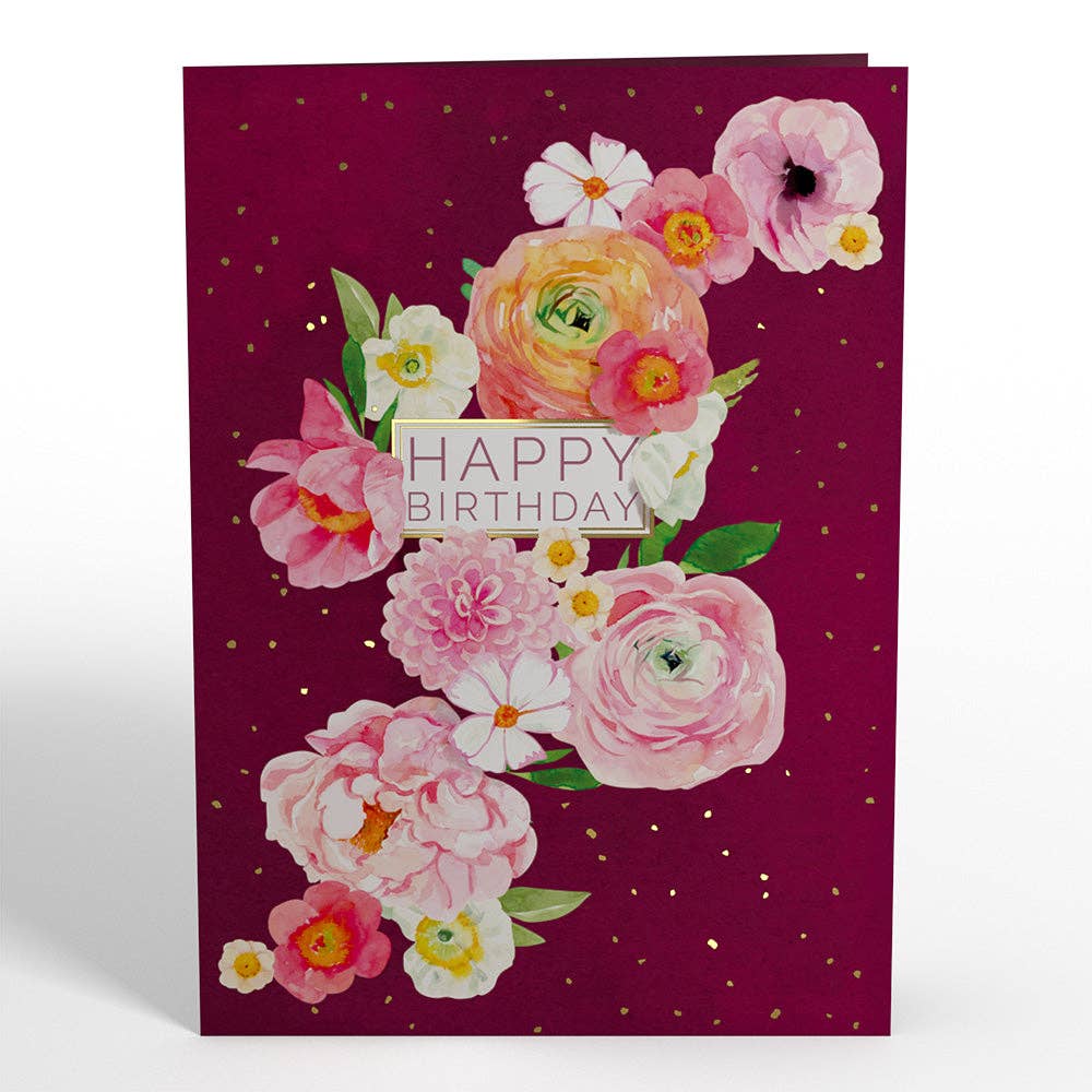 Lovepop Blush Blooms Birthday Pop-Up Card