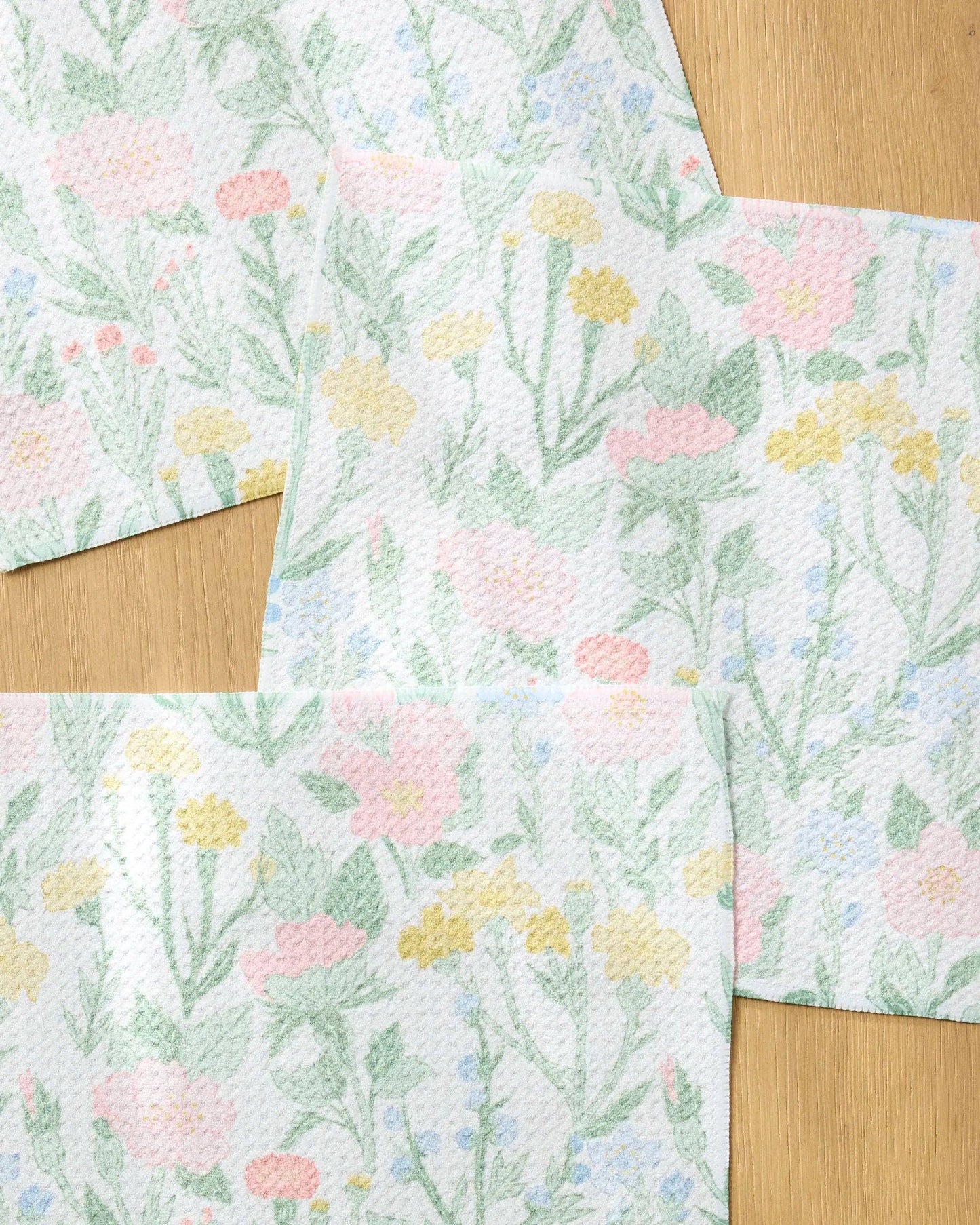Geometry - Wildflowers in Bloom Dishcloth Set