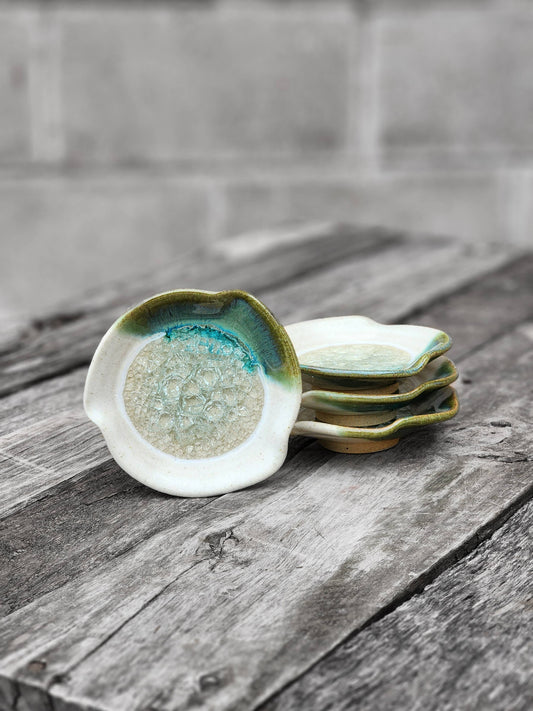 Ceramic Pottery Small Ripple Pottery Dish, Assorted
