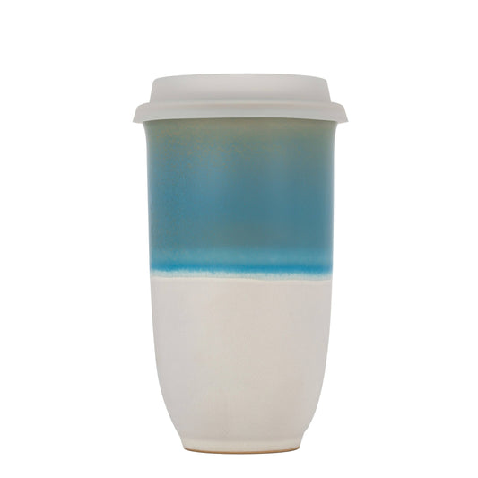 Nova Ceramics Lagoon Ceramic Travel Cup, 16oz