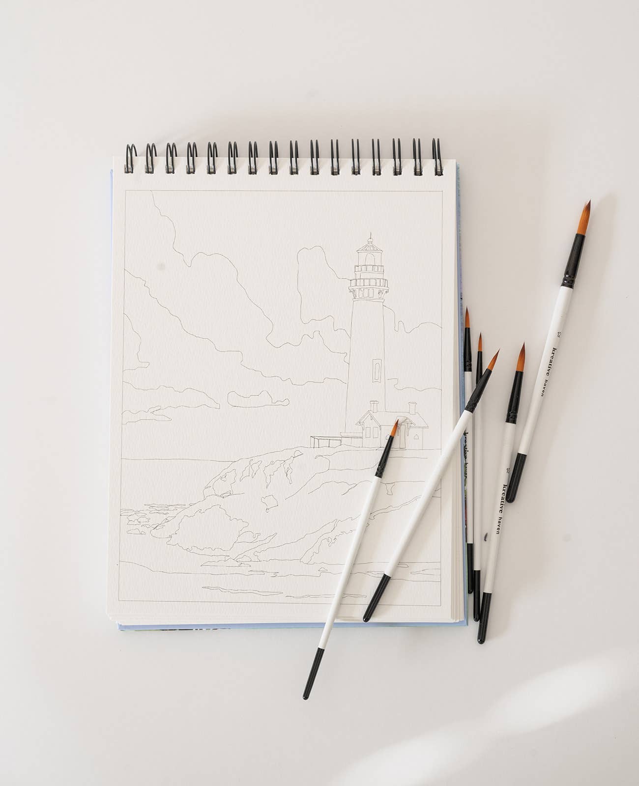 Bailey Rae Studio Landscape Watercoloring Book