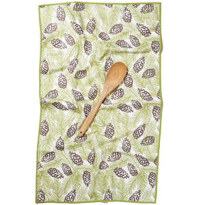 Once Again Home Anywhere Reversible Towel -  KN Greens Pine