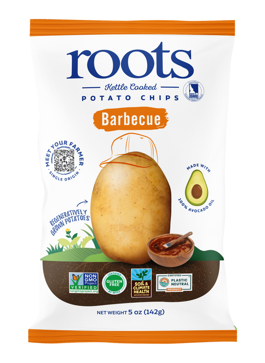 Roots Potato Chips Barbecue Kettle Potato Chips, 5oz