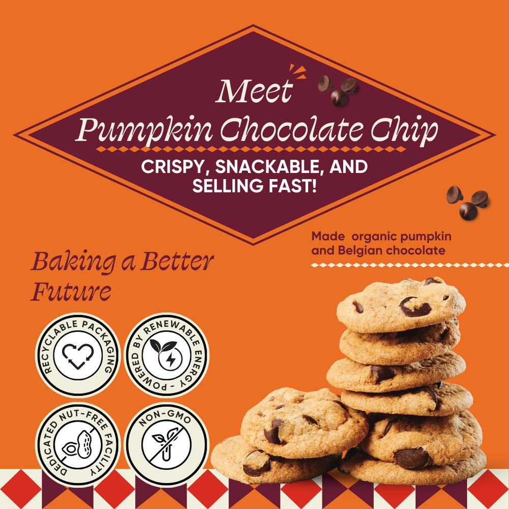 Fancypants Baking Pumpkin Chocolate Chip Cookies, 5oz