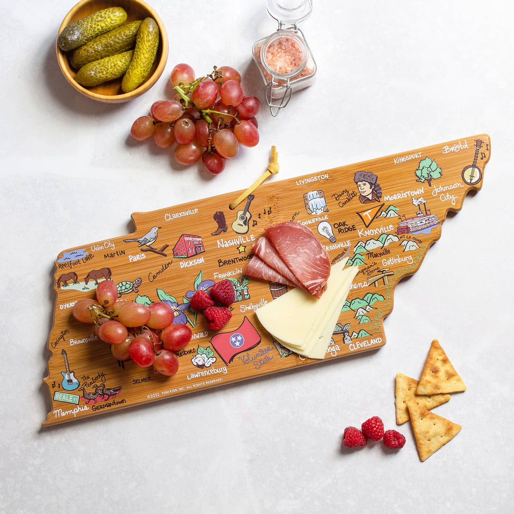 Totally Bamboo - Tennessee Cutting Board with Artwork by Fish Kiss™