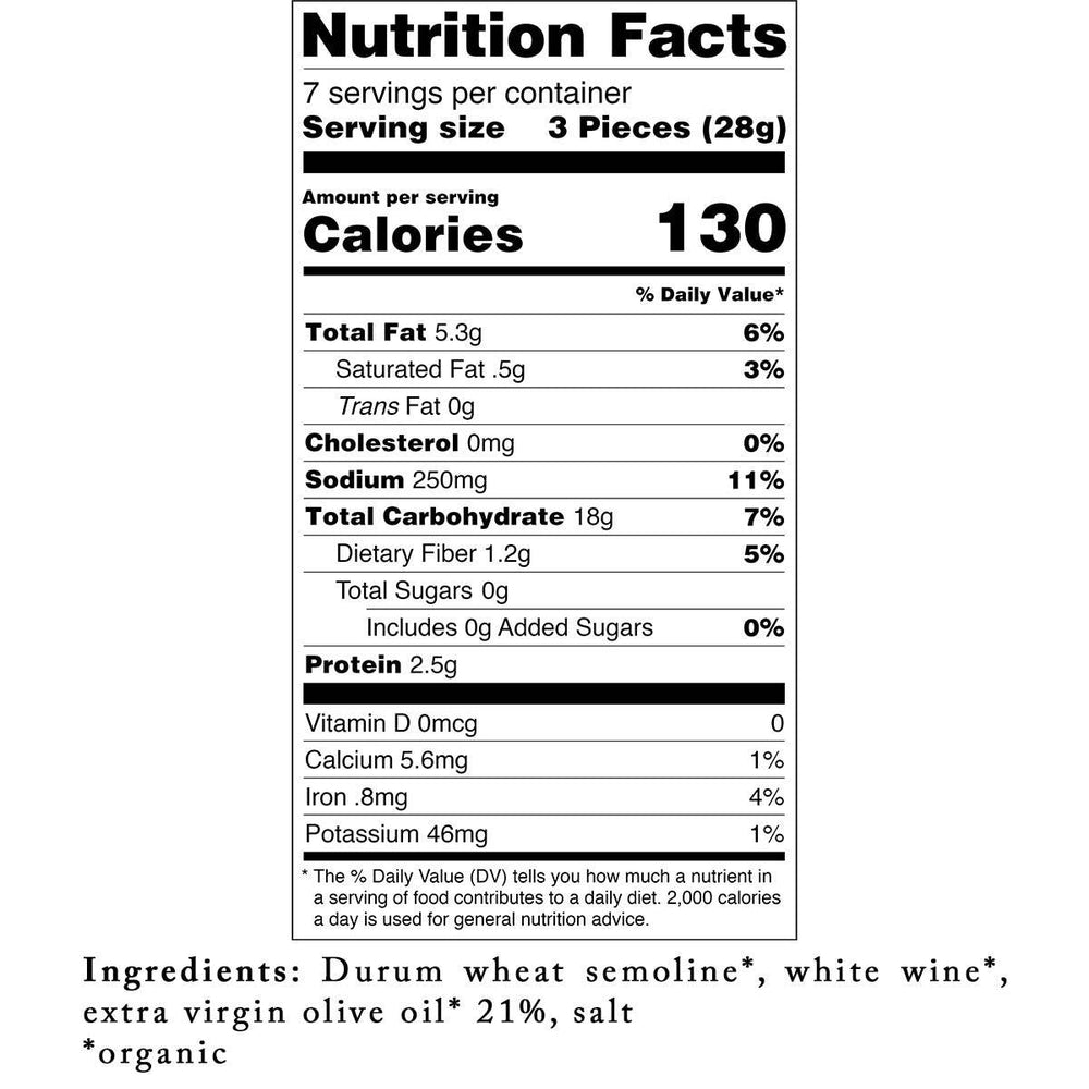 Bona Furtuna Organic Olive Oil Taralli