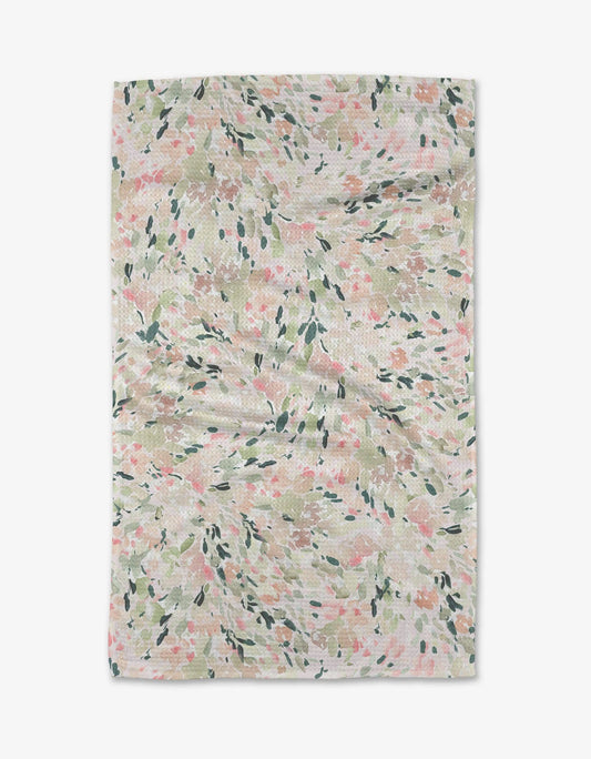 Geometry - Blossoms Tea Towel