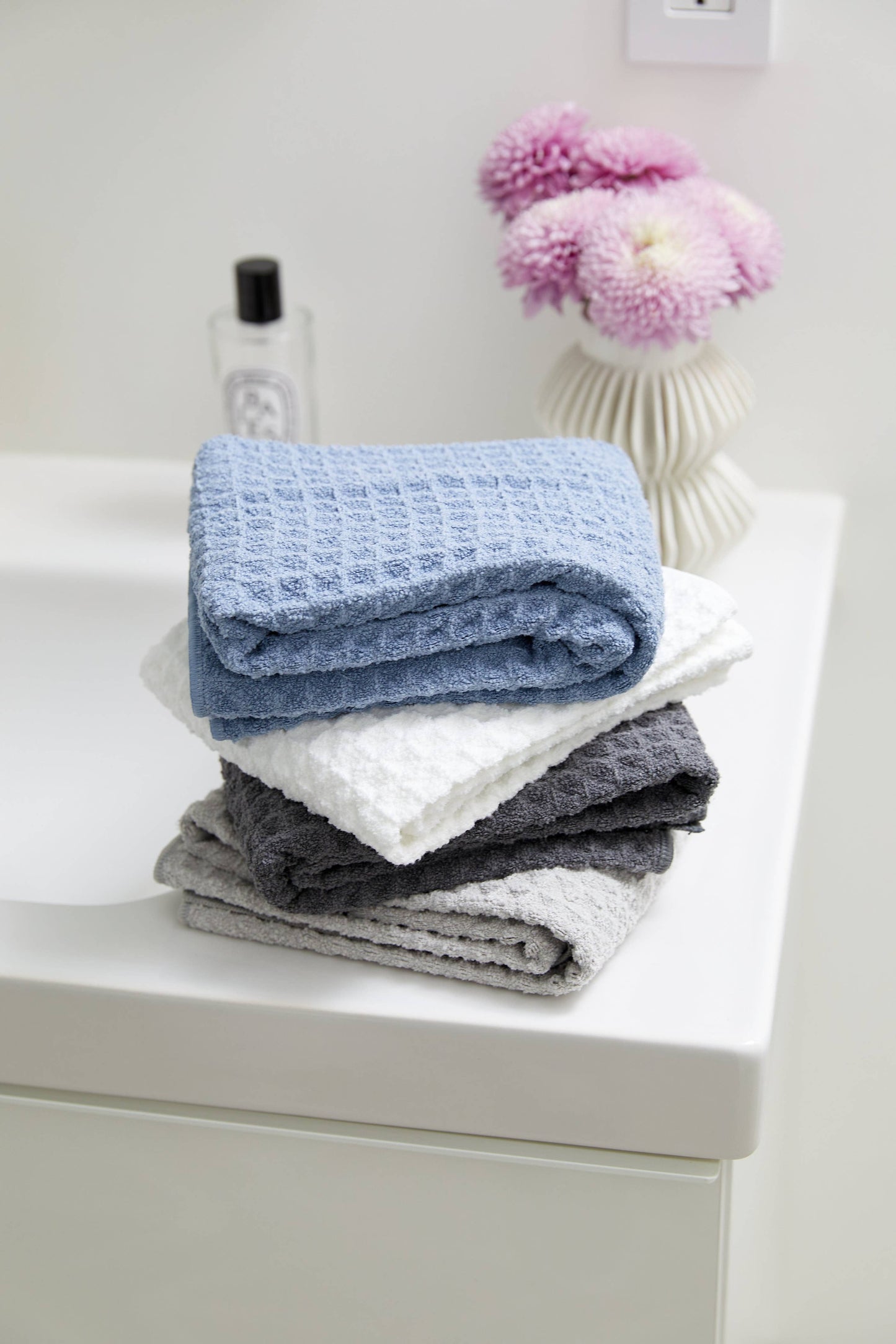 Geometry - Cloud Waffle Hand Towel