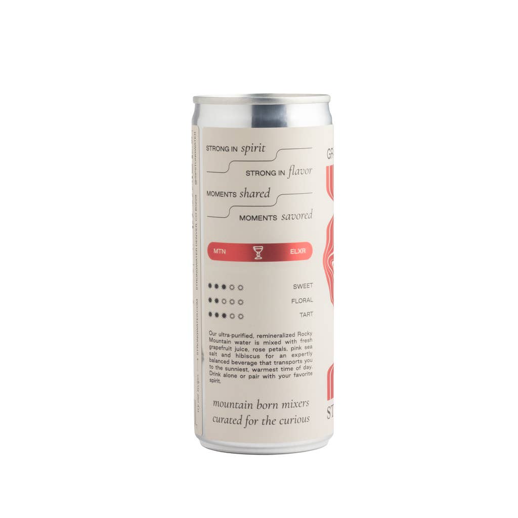 Strongwater Grapefruit Soda, 4 Pack