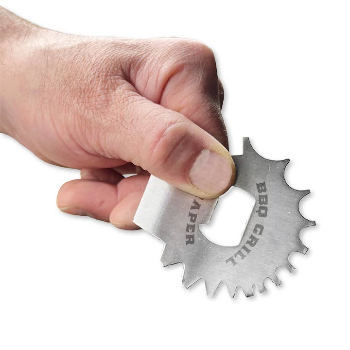 Lucky Jack Universal Grill Scraper, Bristle-Free BBQ Tool