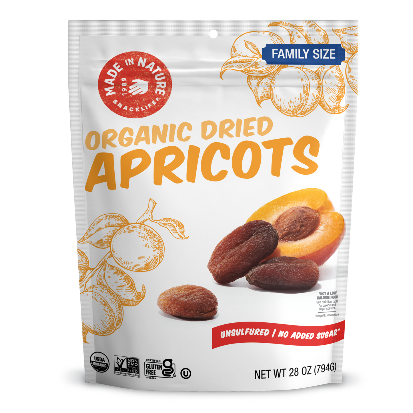 Made In Nature Dried Apricots, 6oz
