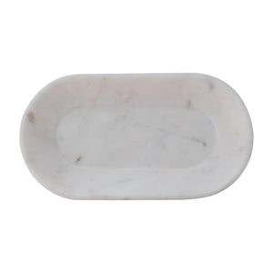 Oval Marble Tray