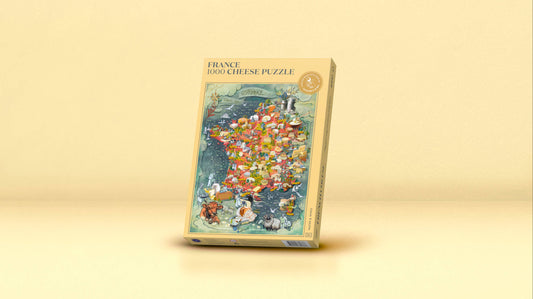 Water & Wines - Cheese Puzzle - France