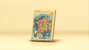 Water & Wines - Cheese Puzzle - France