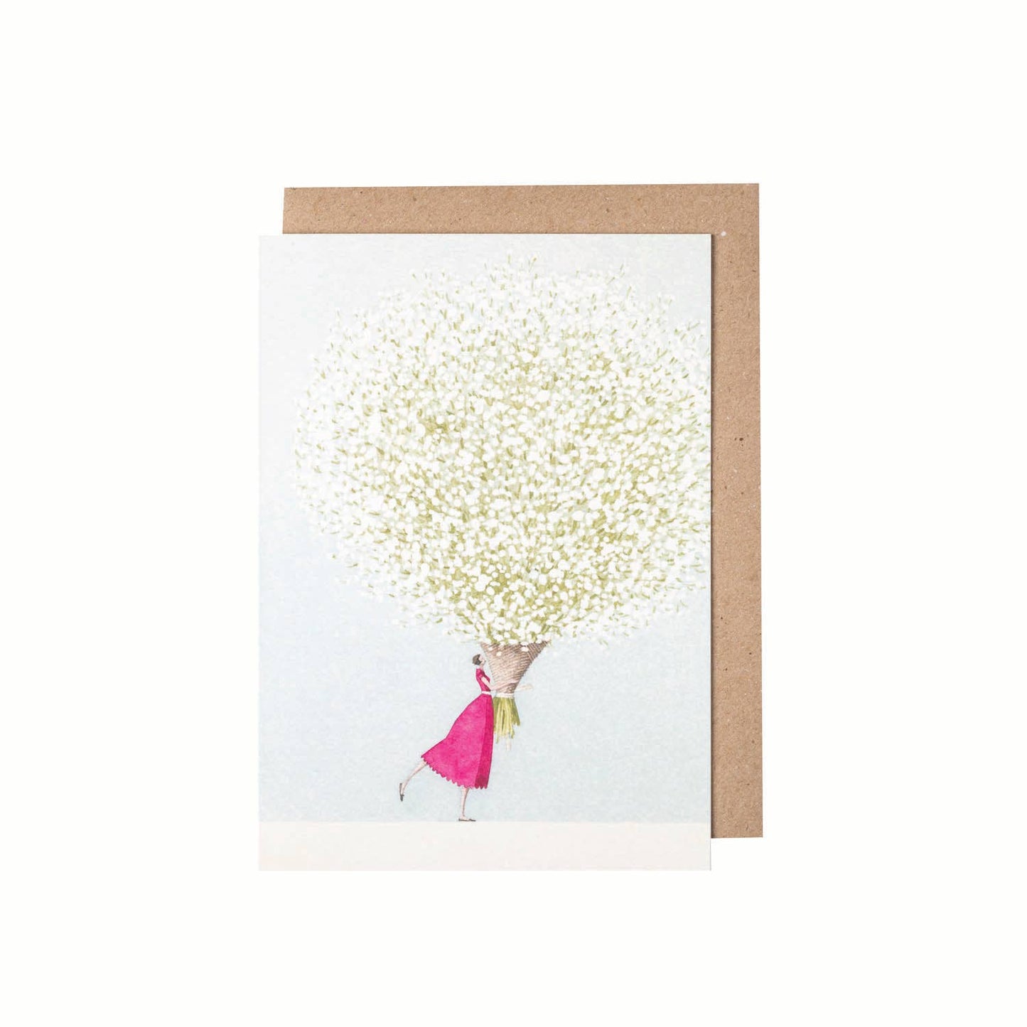 Hester & Cook Baby's Breath Greeting Card