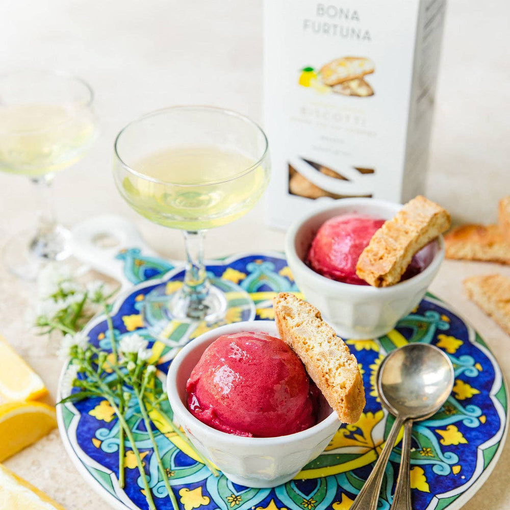 Bona Furtuna Organic Candied Lemon Biscotti