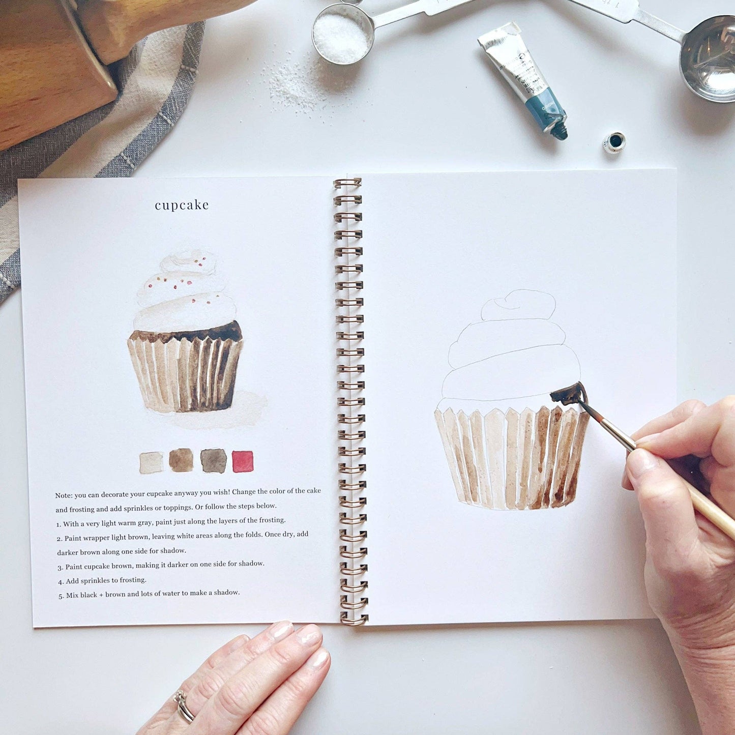 emily lex studio Baking Watercolor Workbook