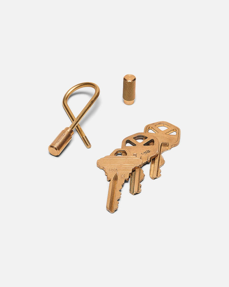 Craighill - Closed Helix Keyring: Brass