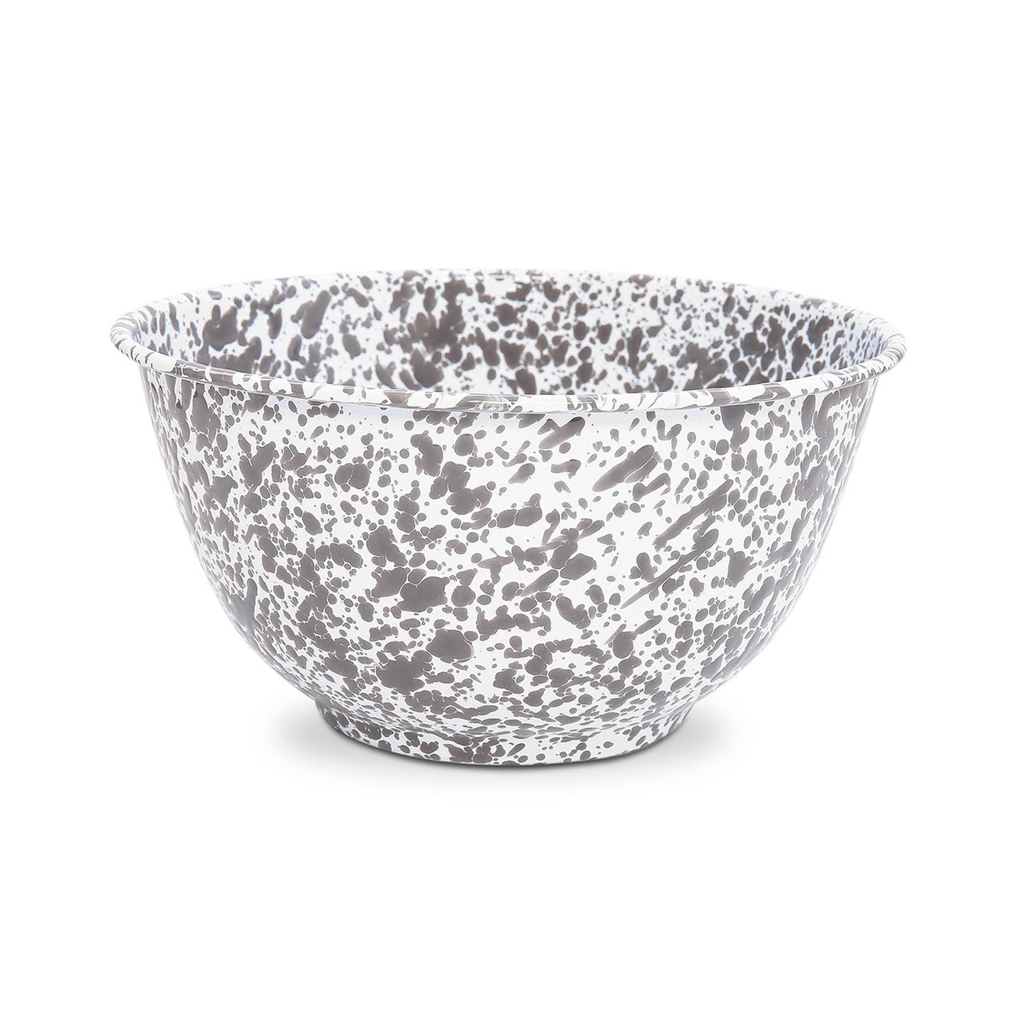 Crow Canyon Home Splatter Enamelware Large Salad Bowl