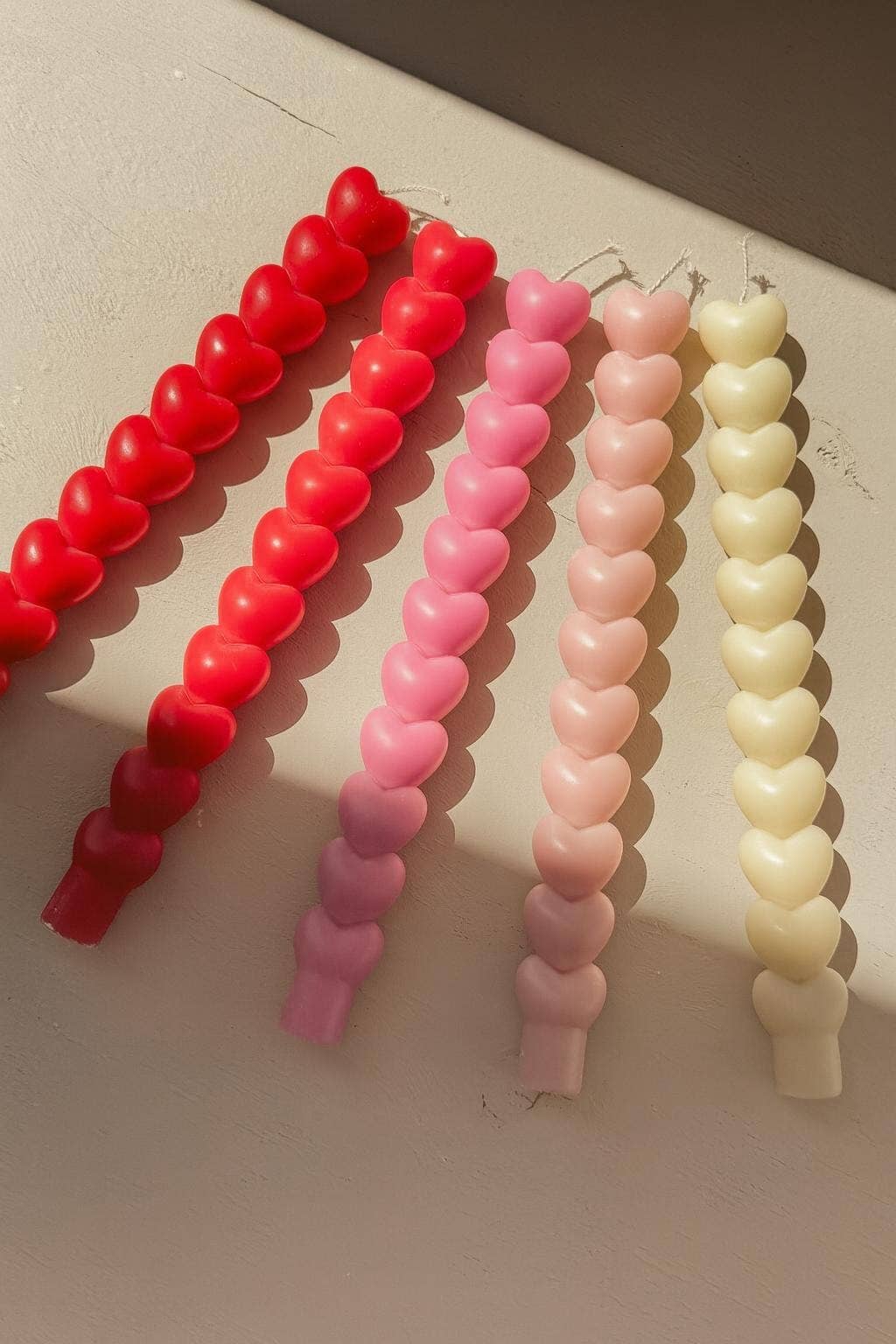 Heart Taper Candle, 11"