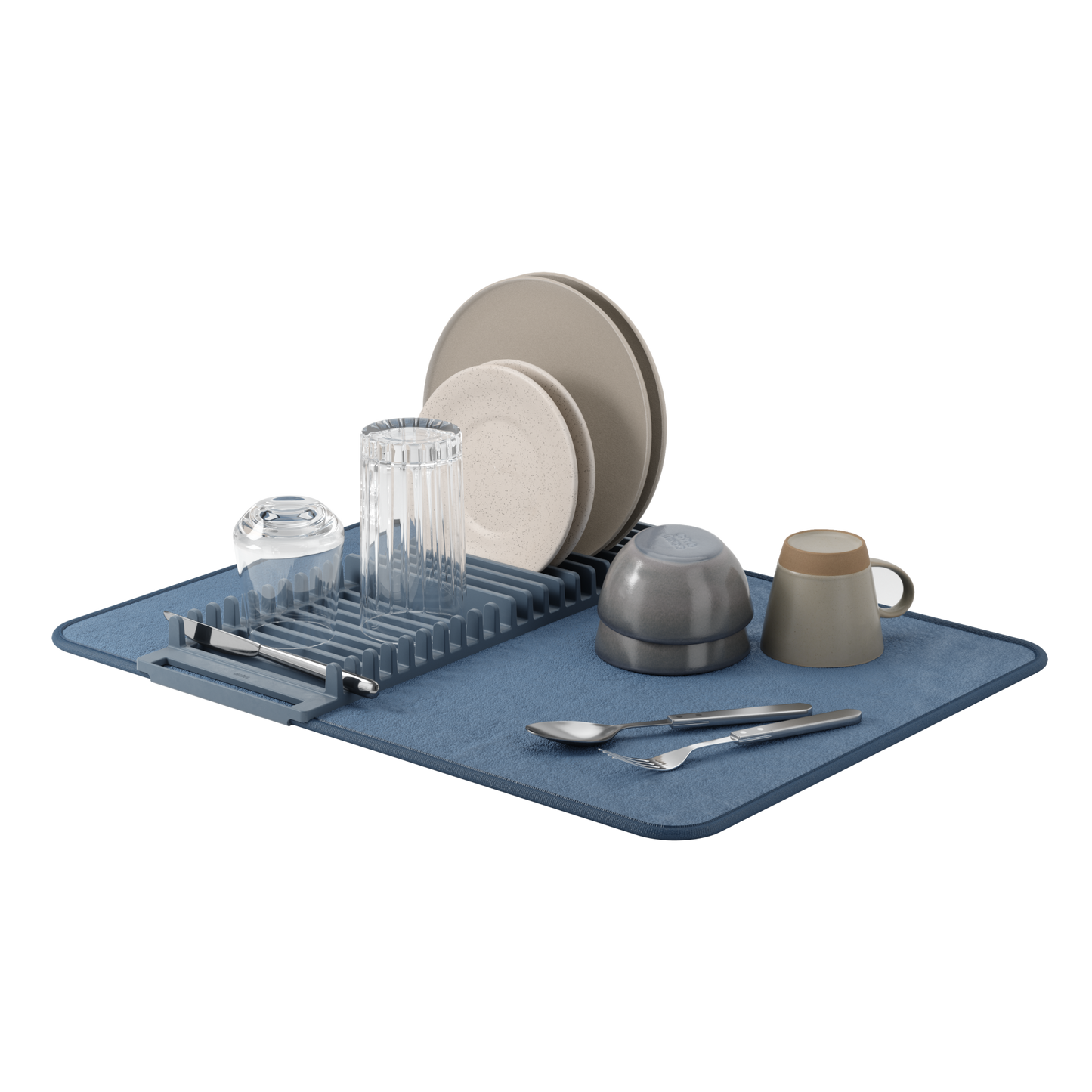 UDry Dish Rack with Drying Mat
