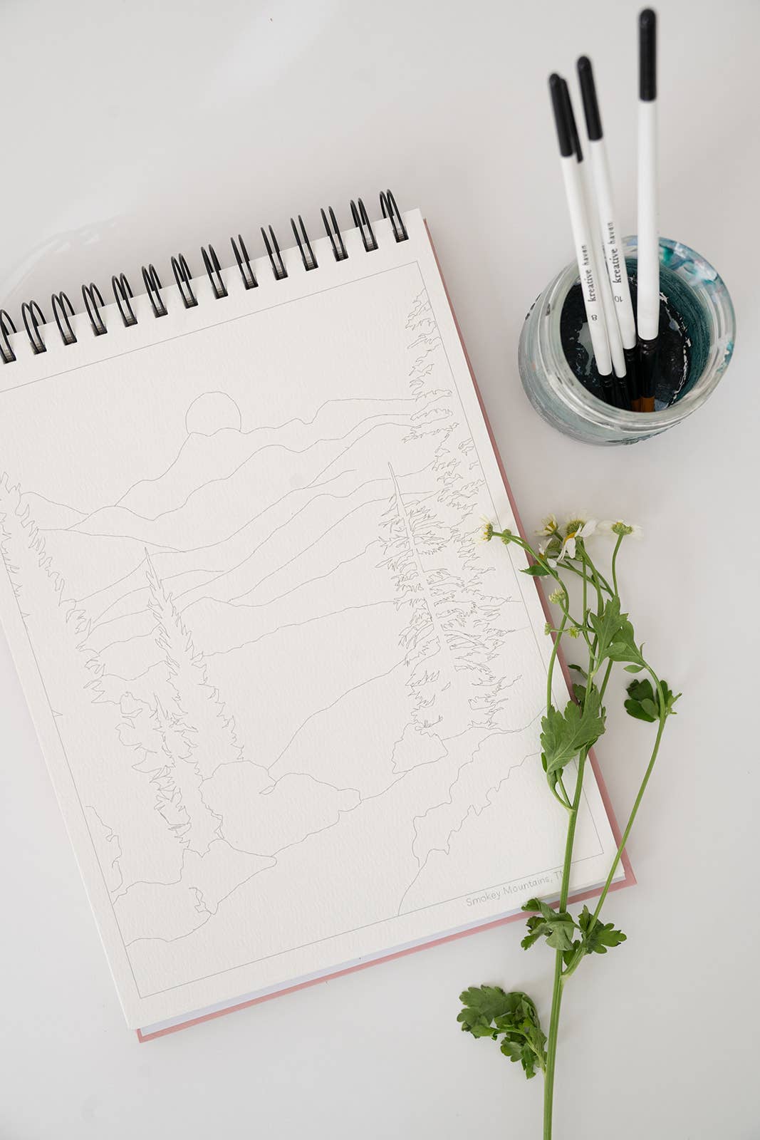 Bailey Rae Studio National Parks Watercoloring Book