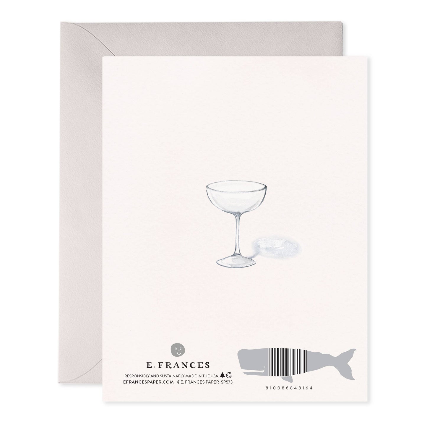 E. Frances Paper - Champagne Tower Wedding Greeting Card – To the Happy Couple