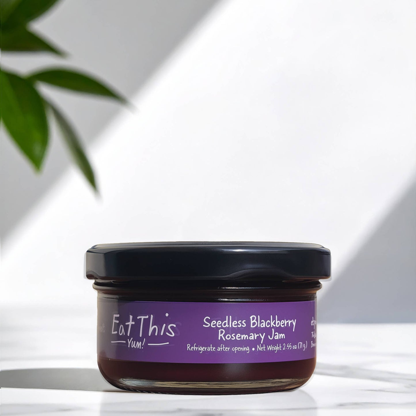 Eat This Yum -  Seedless Blackberry Rosemary Jam