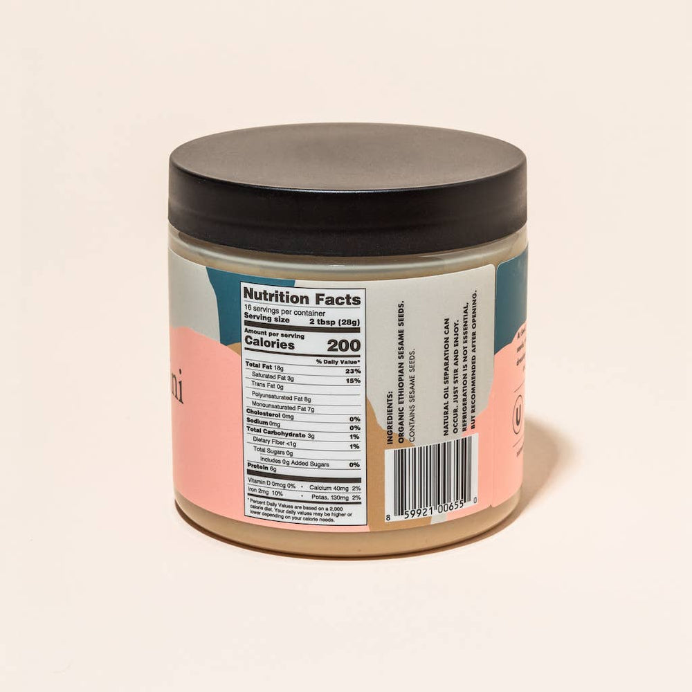Seed + Mill Organic Tahini Jar, 16oz