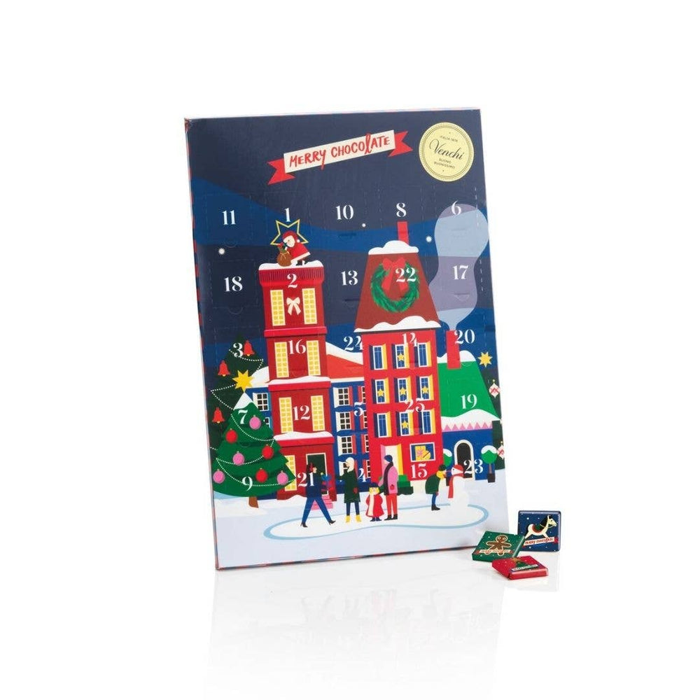 Venchi - Christmas Chocolate Advent Calendar with Build-In Stand
