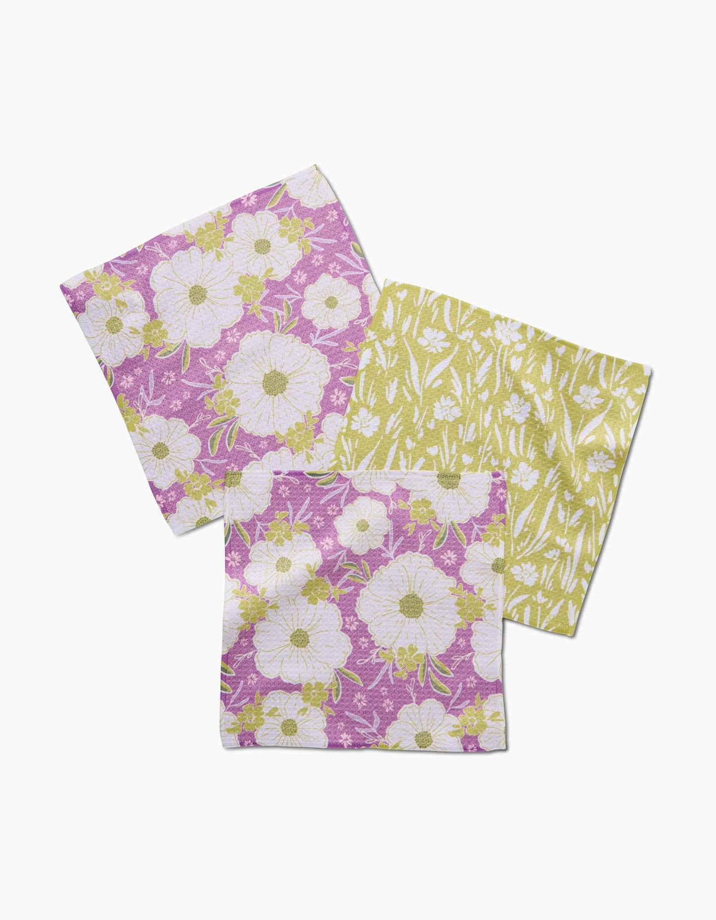 Geometry - Field of Spring Flowers Dishcloth Set