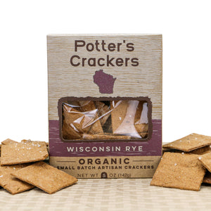 Potter’s Crackers - Potter's Crackers Organic Wisconsin Rye Crackers - 5 oz